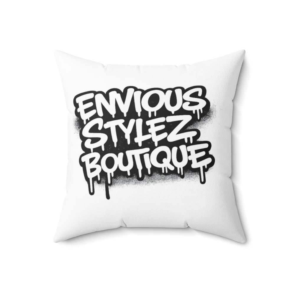Image of Graffiti "Greatest of All Time (G.O.A.T.)" Square Pillow