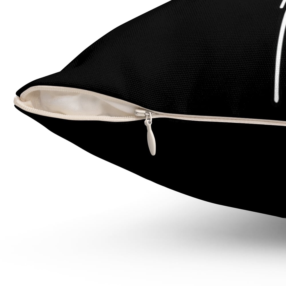 Image of Graffiti Script Throw Pillow — "Greatest of All Time" / "Envious Stylez Boutique"