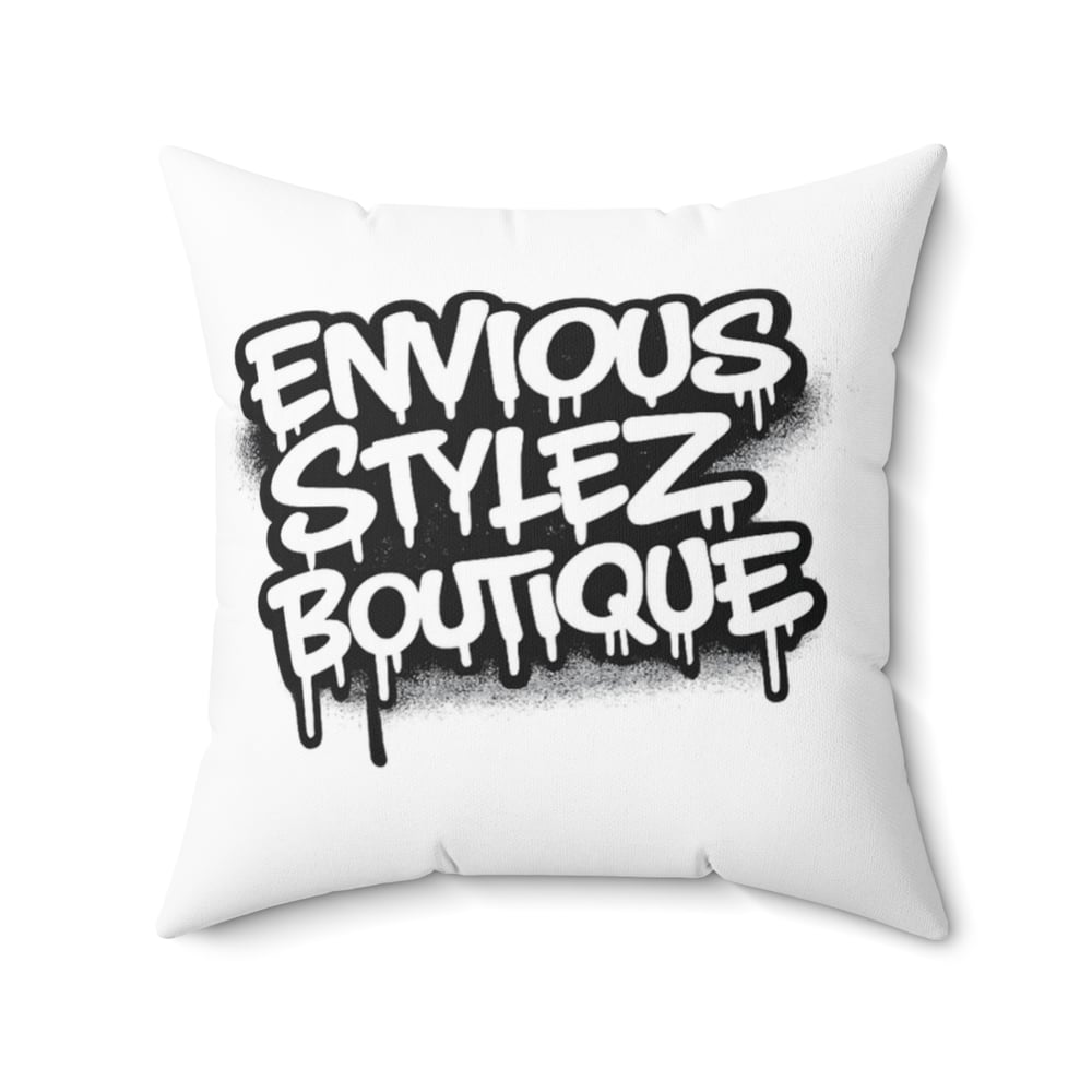 Image of Graffiti "Greatest of All Time (G.O.A.T.)" Square Pillow