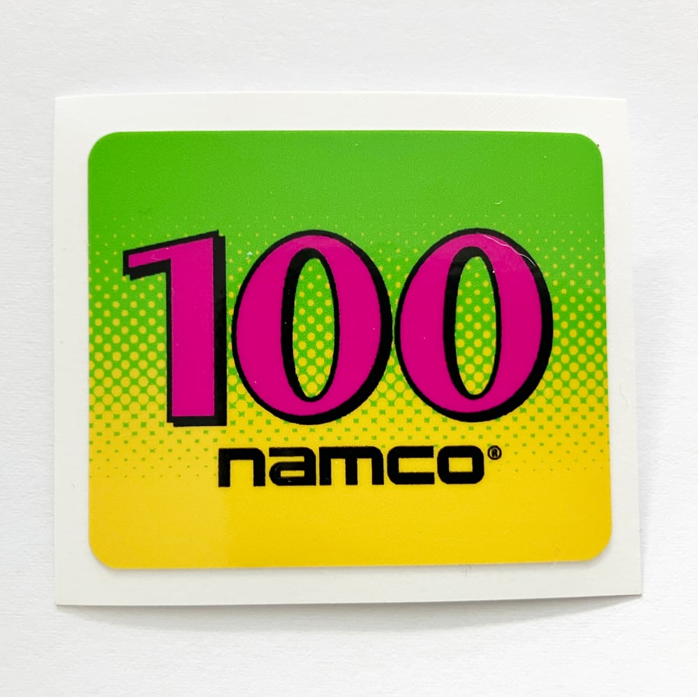Image of Namco Exceleena Cabinet: ¥100 Decal