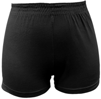 Image 2 of Girls Black Gymnastics Cheer Sports Shorts