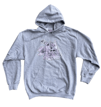 SALLAZ "BEER-SPILL" HOODIE IN HEATHER