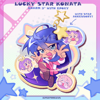 Image 1 of Lucky Star Konata Izumi Keychain