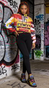 Image 1 of Cassette - Cropped Windbreaker