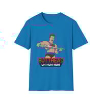 Image 1 of Butthead He-Man Unisex Heavy Cotton Tee parody art T-shirt Blue