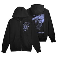 ALONE WITH HEAVEN - zip up hoodie