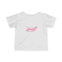 Image 1 of Infant Tee - "Berry 1st Birthday" Pink Floral First Birthday Shirt 