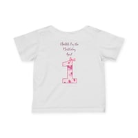 Image 2 of Infant Tee - "Berry 1st Birthday" Pink Floral First Birthday Shirt 