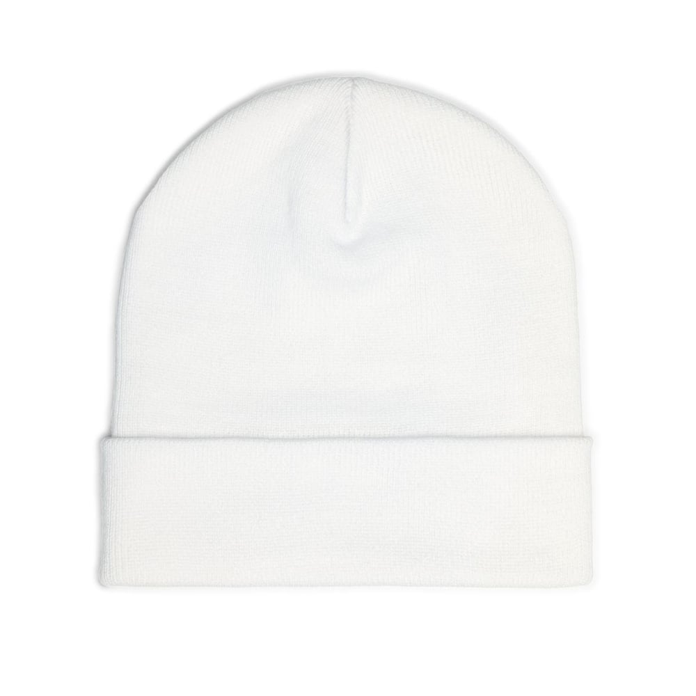 Image of G.O.A.T. Embroidered Knit Beanie — Streetwear Winter Hat