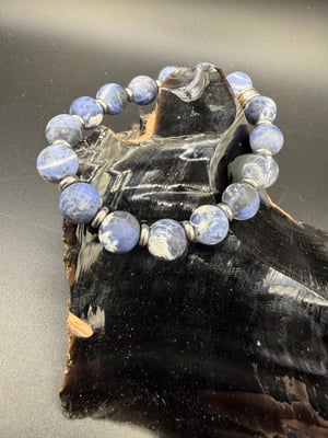 AAA 10mm Matte Sodalite Stretch Bracelet 
