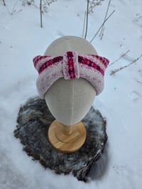 Image 3 of Upcycled Cotton Fair Isle Headcover/ Ear Warmer M-XXL 