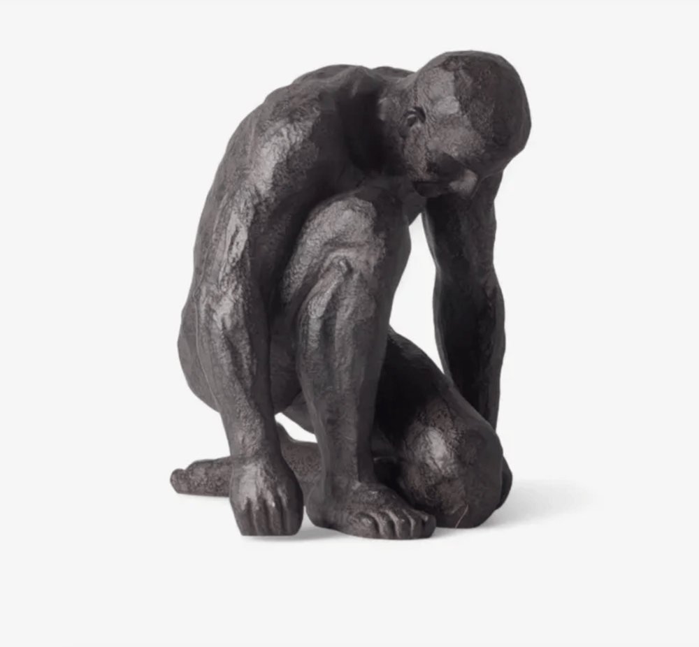 Image of Thinking Man Sculpture small