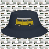 LTC TWILL BUCKET HAT - YELLOW/RED/ GREEN BUS LOGO