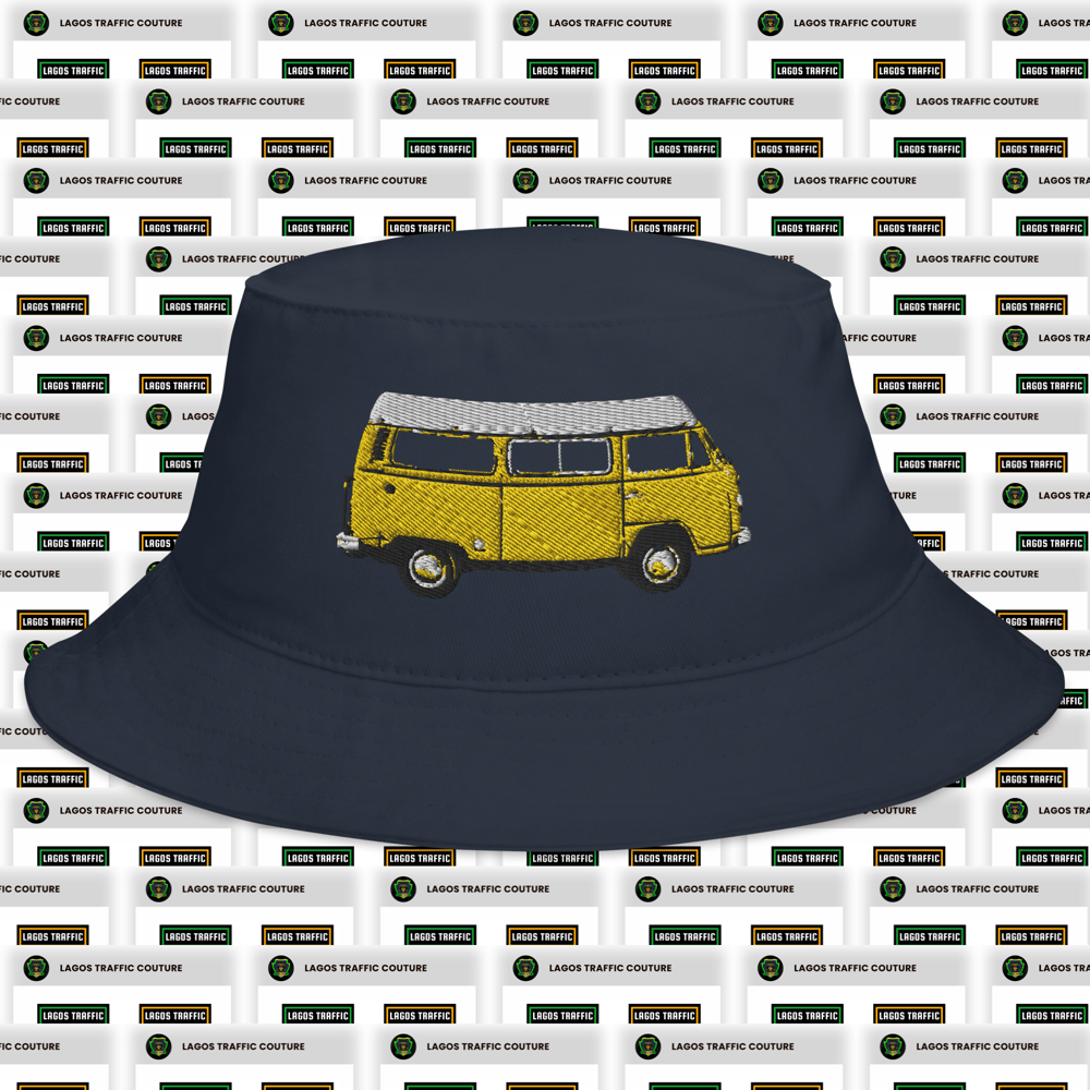 LTC TWILL BUCKET HAT - YELLOW/RED/ GREEN BUS LOGO