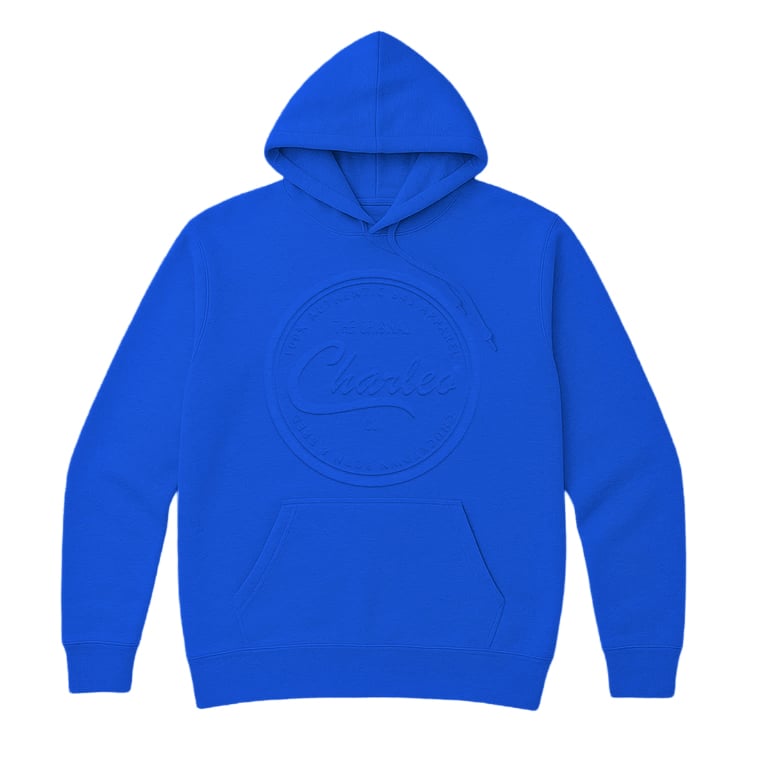 Embossed Logo Hooded Sweatshirt Charleo® Embossed Hoodie | The Original Charleo Co.