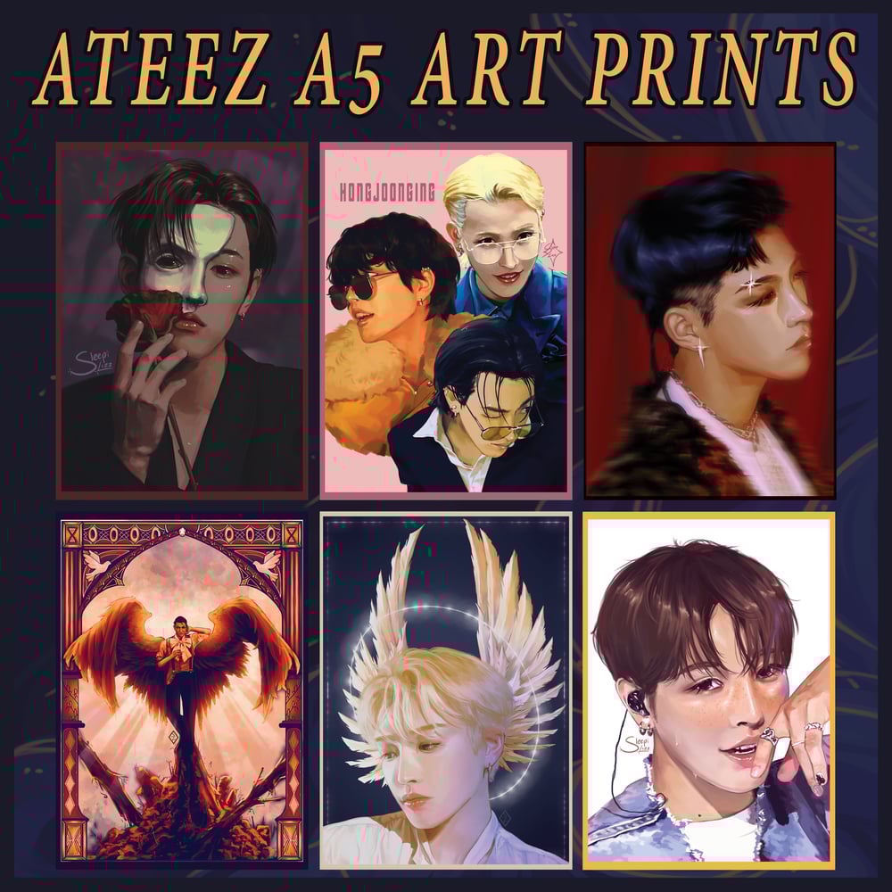 Image of ATEEZ A5 Prints