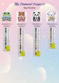 Image 4 of Stay Positive Mini Diamond Painting Kit by MonsterWorld