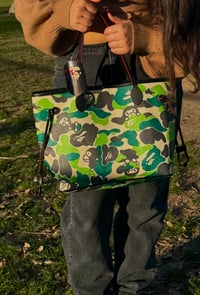 Image 2 of milo camo never full tote bag (PRE ORDER)