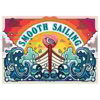 Smooth Sailing A6 Card 