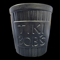 Image 2 of Katiki Bucket No.1 Tiki Bob's Glaze Test 1/1 Satin Black w/Purple FREE SHIPPING 