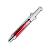 BLOOD ON THE PEN 3 (SYRINGE WRITING PEN)