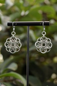 Image 1 of Helm Circle Earrings