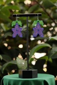 Image 2 of Stardew Valley Stardrop Beaded Earrings