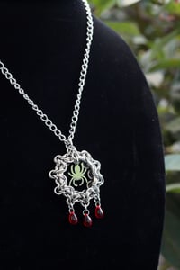 Image 3 of Caught in a Web Necklace