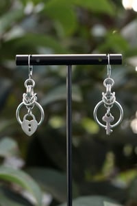 Image 1 of Locked in Love Earrings