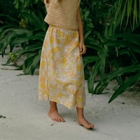 Image 1 of YELLOW FLORAL MAXI