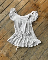 Image 6 of WHITE FRILLY TOP