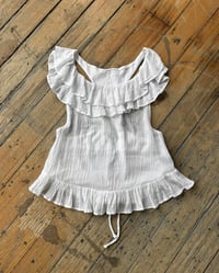Image 5 of WHITE FRILLY TOP