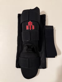 Missile Shield™ Series X Leg Guard(Black/Red)
