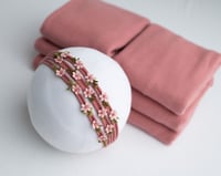 Wild Rosebud- Wrap and Tieback set