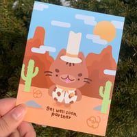 Image 1 of Cartes de Voeux - Cowboy 