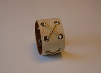 Image 3 of italian leather corset cuff