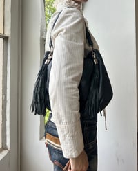 Image 12 of PUFFY LEATHER TASSEL BAG