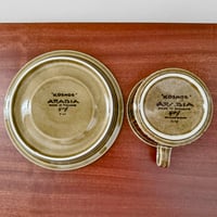 Image 4 of Arabia Finland Kosmos Tea Cup with Saucer