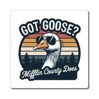 Image 1 of Die-Cut Magnet - Nostalgic 90s Cartoon Goose Day - Mifflin County Design