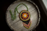 Image 2 of Ceremonial Beaded Medallion (XL) 