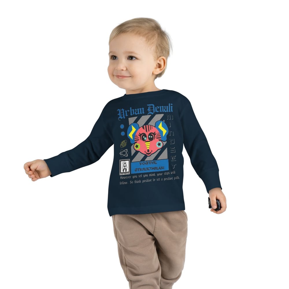 Image of Urban Neon Tiger Toddler Long Sleeve Tee