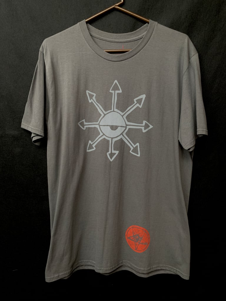 Chaos Eye / pentacle / sigil ONE OF A KIND size Large