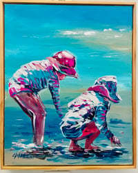Image 2 of Copy of Original Framed Art ‘Beach Explorers'