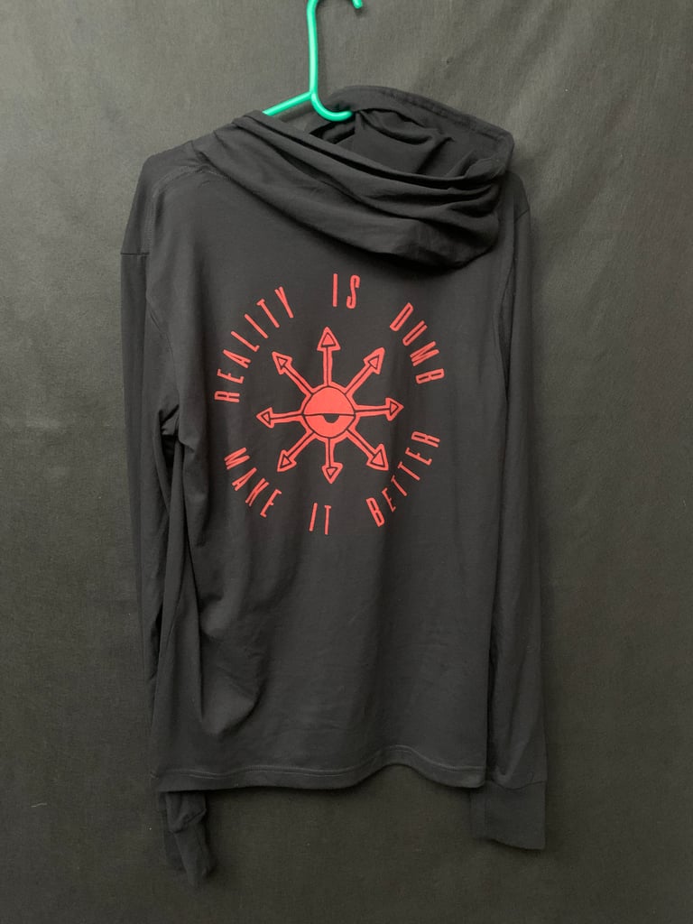 RID Chaos Eye hooded Long Sleeve T-shirt (back hit)