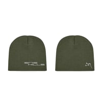 INERTE BEANIE (OLIVE/WHITE) - UNISEX
