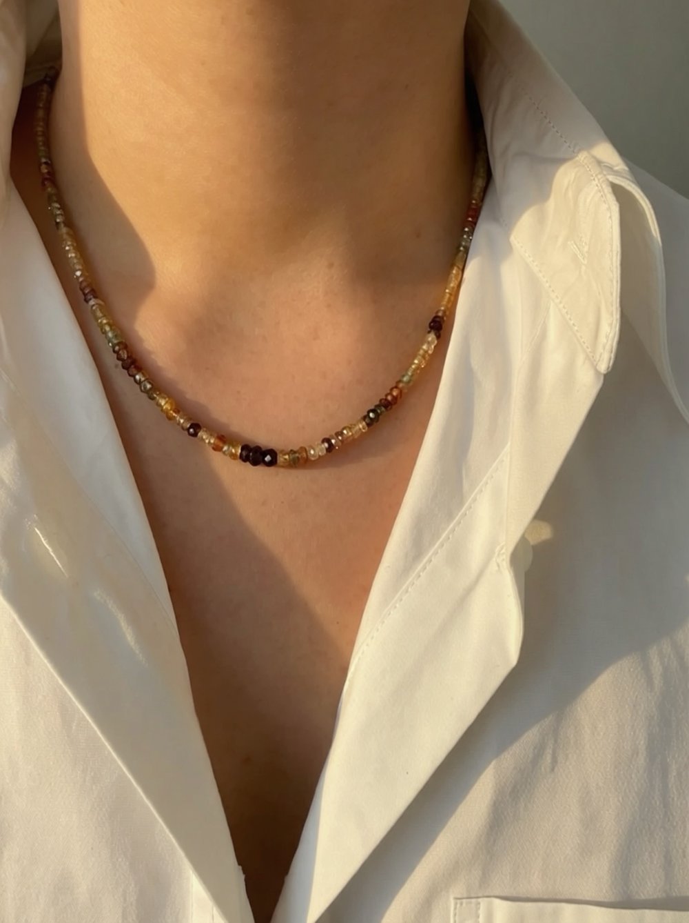 Image of Umber Sapphire Necklace