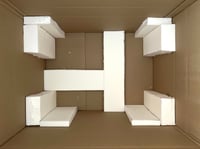 Image 2 of Versandkarton mit Schutzpolsterung passend für Technics SL-1210 MK2 – MK5