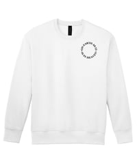 SMALL WHITE On earth as it is in Heaven sweatshirt 