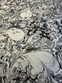 Image 6 of One of a kind hand marbled paper  'Mineral' 