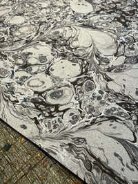 Image 7 of One of a kind hand marbled paper  'Mineral' 